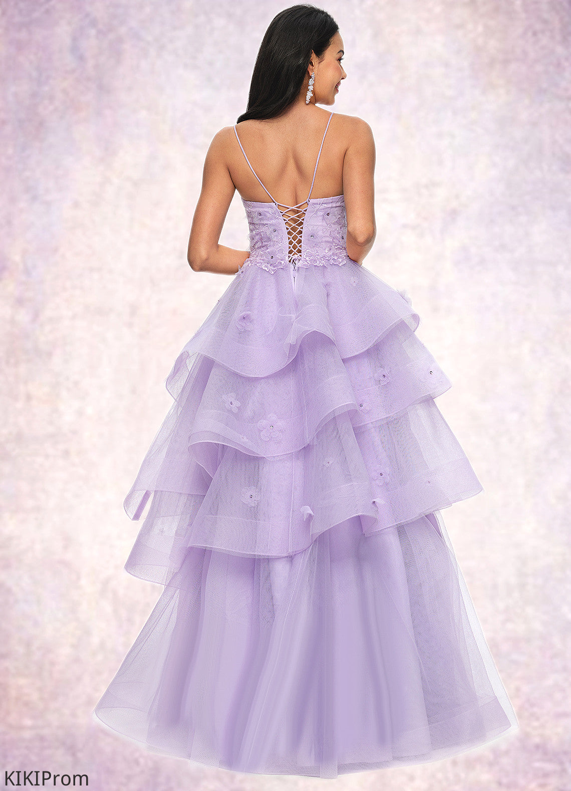 Rosalind Ball-Gown/Princess Sweetheart Floor-Length Tulle Prom Dresses With Beading Sequins DZP0022204