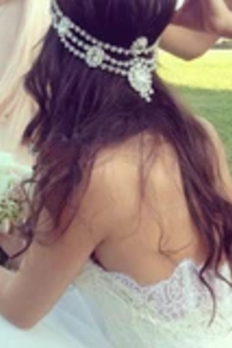 Boho Sweetheart Appliques A Line Ivory Wedding Dress, Beach Wedding Dress