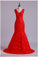 2022 V-Neck Tulle Evening Dresses Mermaid
