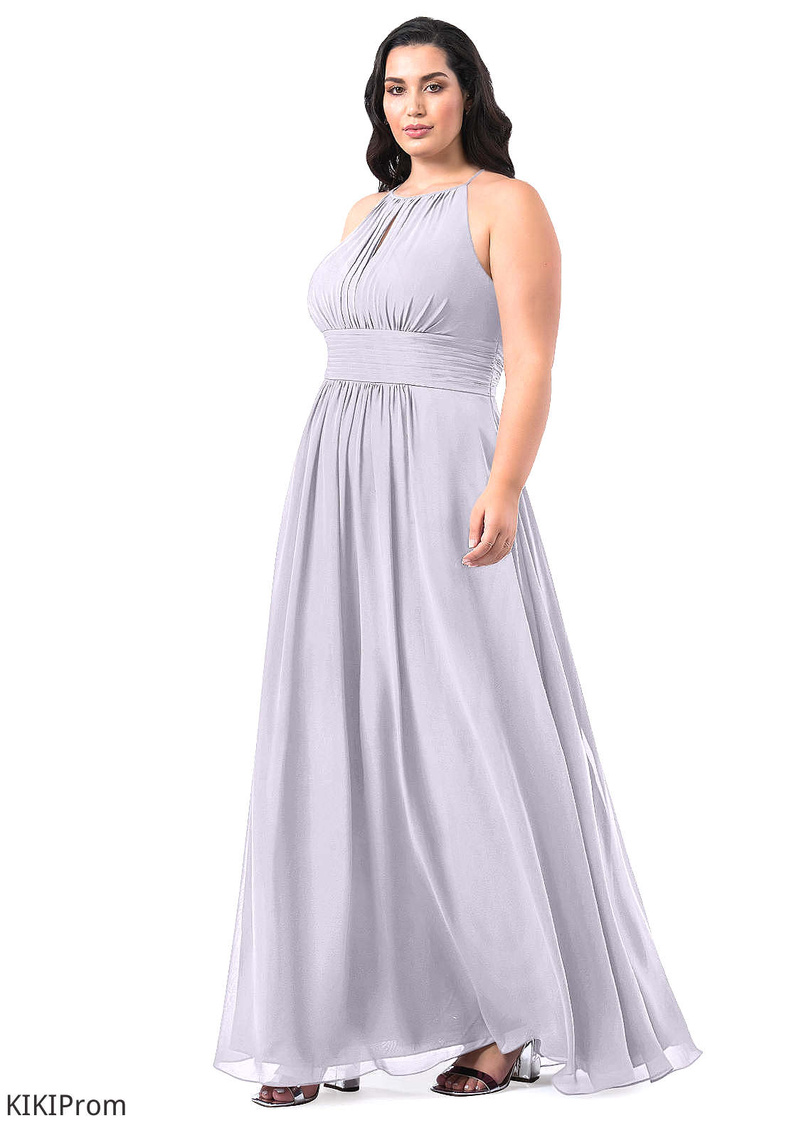 Lyla Sleeveless A-Line/Princess Natural Waist Floor Length Scoop Bridesmaid Dresses