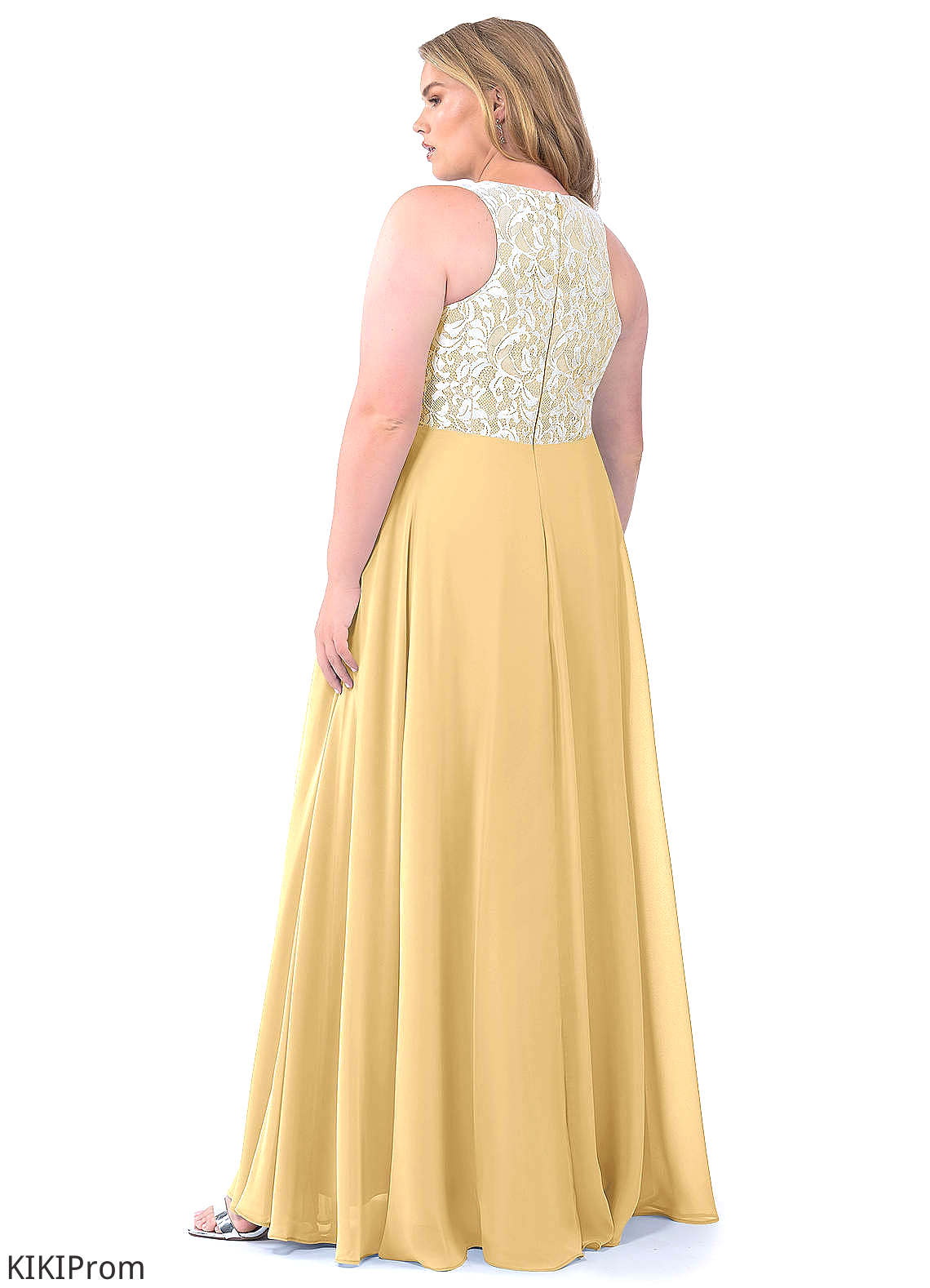 Jaylee Natural Waist A-Line/Princess Sleeveless Floor Length Scoop Bridesmaid Dresses