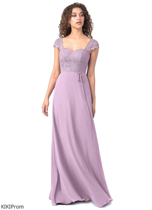 Magdalena A-Line/Princess Sleeveless Floor Length Natural Waist Scoop Bridesmaid Dresses