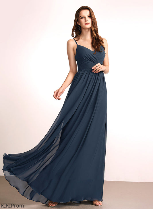 Floor-Length Length Lace Silhouette Neckline Embellishment A-Line V-neck Fabric Jennifer Floor Length Natural Waist Bridesmaid Dresses