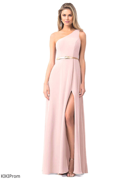 Aracely Floor Length Natural Waist A-Line/Princess Sleeveless V-Neck Bridesmaid Dresses