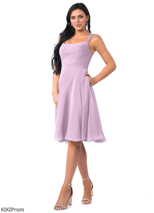 Louisa Floor Length A-Line/Princess Natural Waist Scoop Sleeveless Bridesmaid Dresses