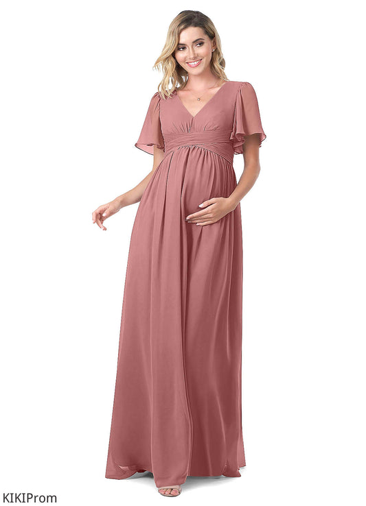 Aryana One Shoulder Floor Length Natural Waist Sleeveless Bridesmaid Dresses