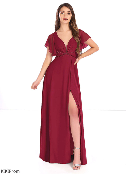 Selena Scoop Natural Waist Knee Length A-Line/Princess Sleeveless Bridesmaid Dresses