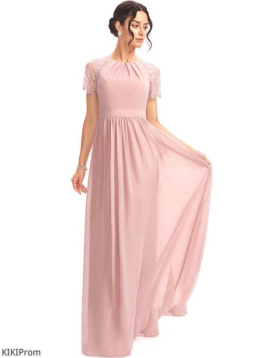 Straps Floor-Length Length Lace A-Line Silhouette Fabric Embellishment Izabella Natural Waist Floor Length Sheath/Column Bridesmaid Dresses
