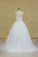 2022 New Arrival Strapless With Applique And Sash Tulle Court Train Wedding Dresses
