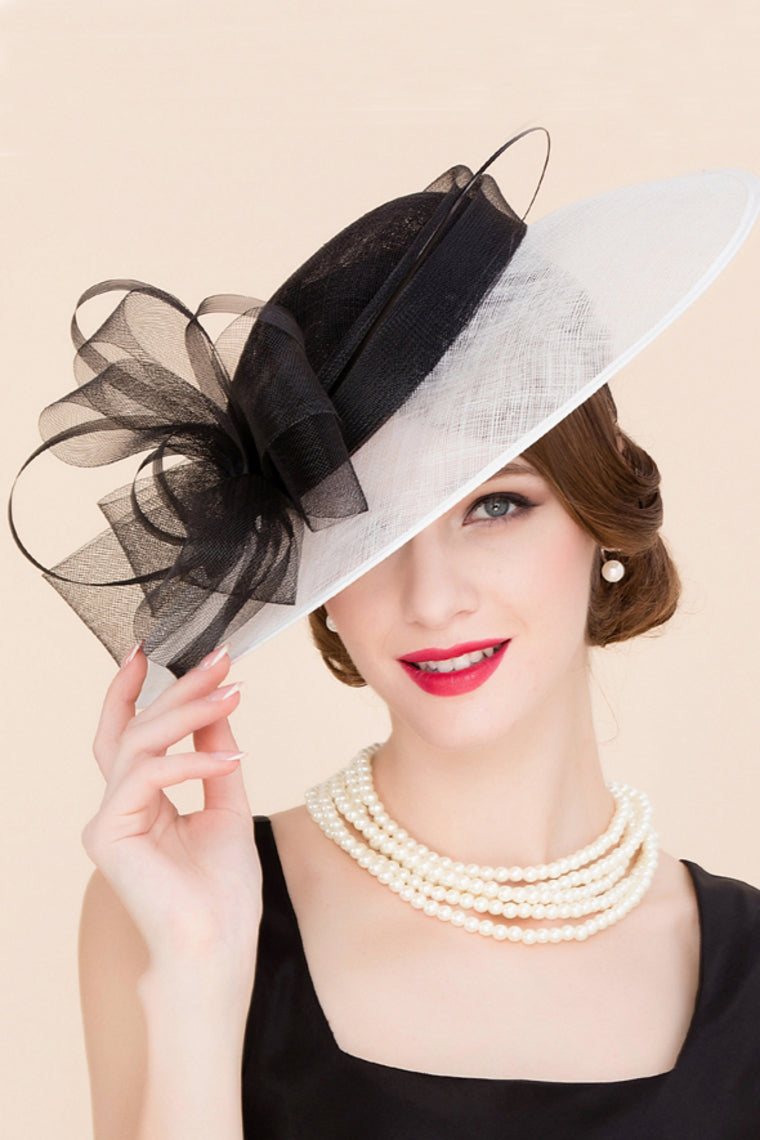 Ladies' Elegant Cambric With Bowler/Cloche Hat
