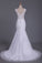 2022 Mermaid Straps Open Back Wedding Dresses Tulle Court Train
