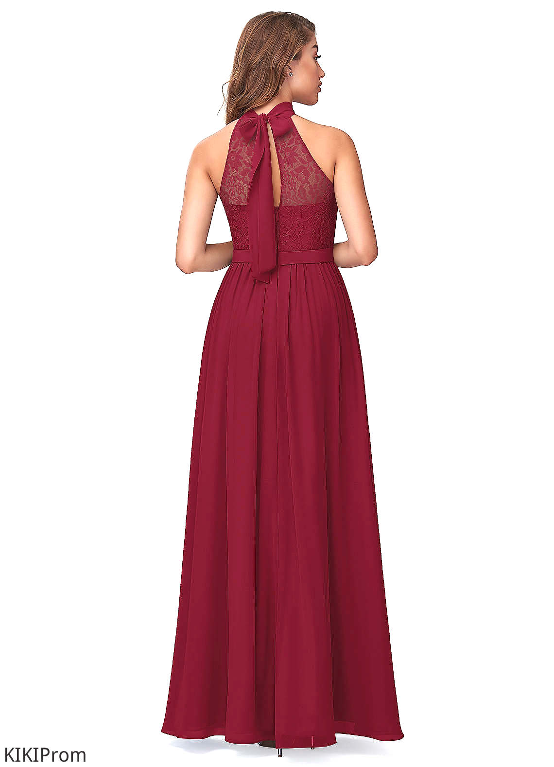 Zaria Scoop High Low A-Line/Princess Natural Waist Sleeveless Bridesmaid Dresses
