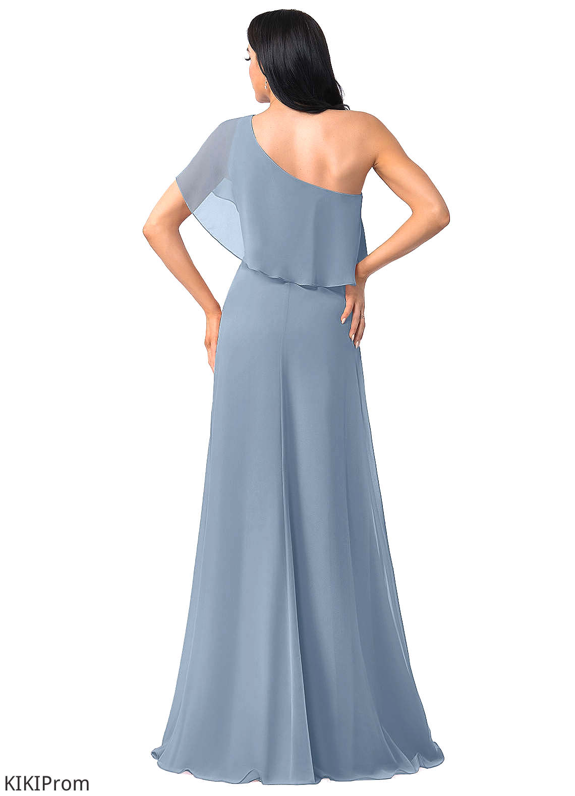 Zariah Sleeveless Floor Length Natural Waist A-Line/Princess Straps Bridesmaid Dresses