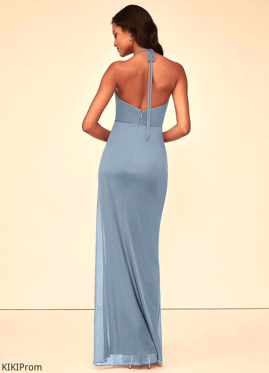 Taniyah Scoop Sleeveless A-Line/Princess Floor Length Natural Waist Bridesmaid Dresses