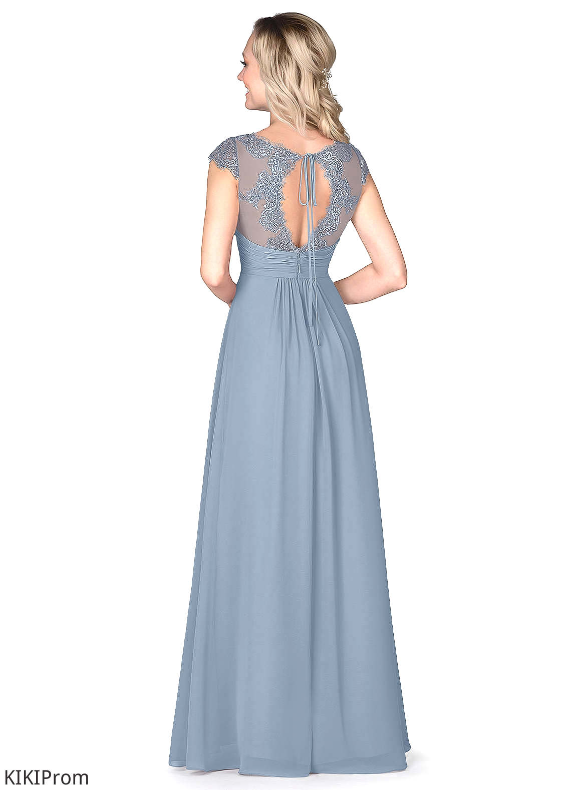 Dakota A-Line/Princess One Shoulder Sleeveless Floor Length Natural Waist Bridesmaid Dresses