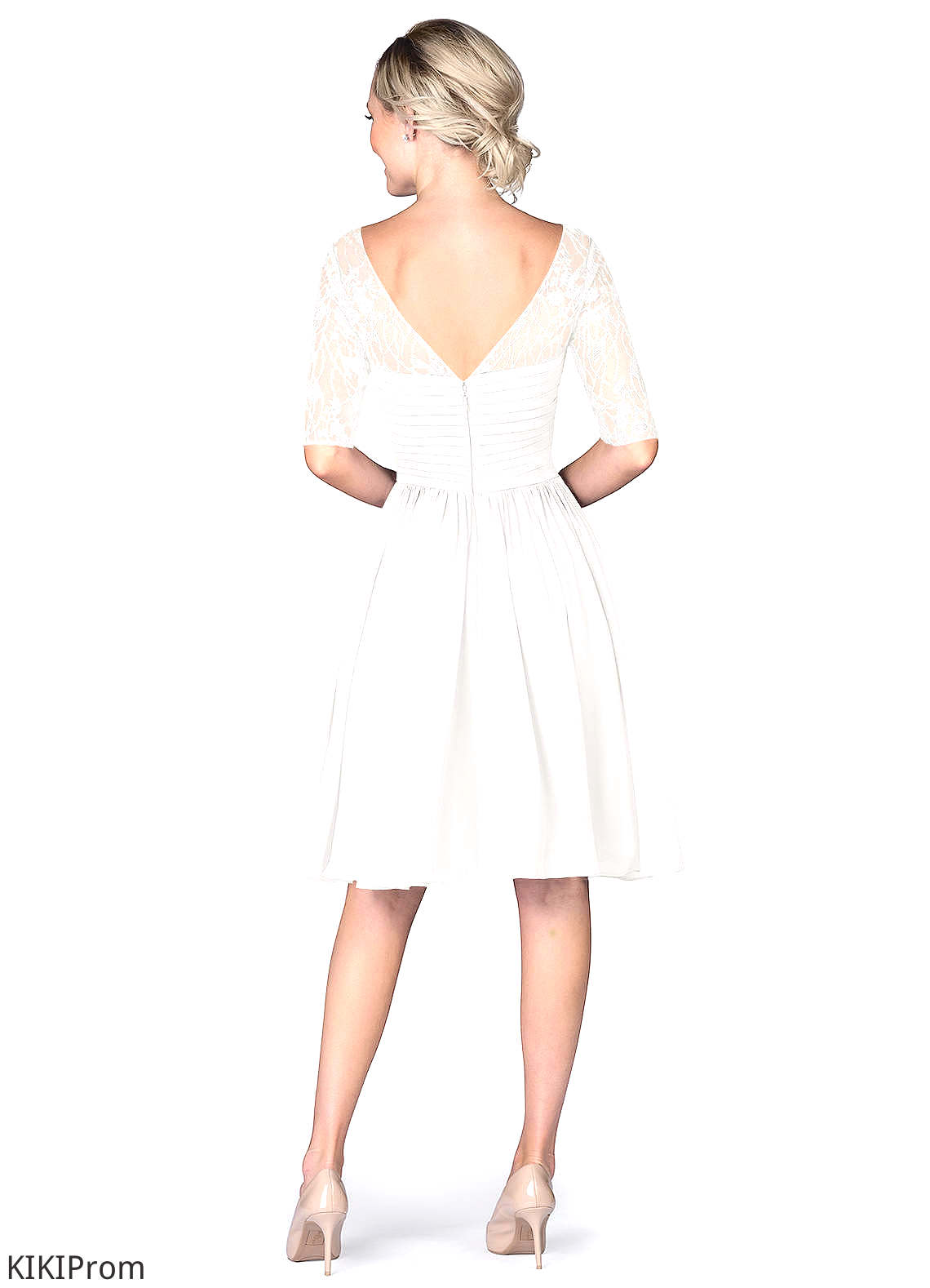 Emilee Floor Length Sleeveless A-Line/Princess V-Neck Natural Waist Bridesmaid Dresses
