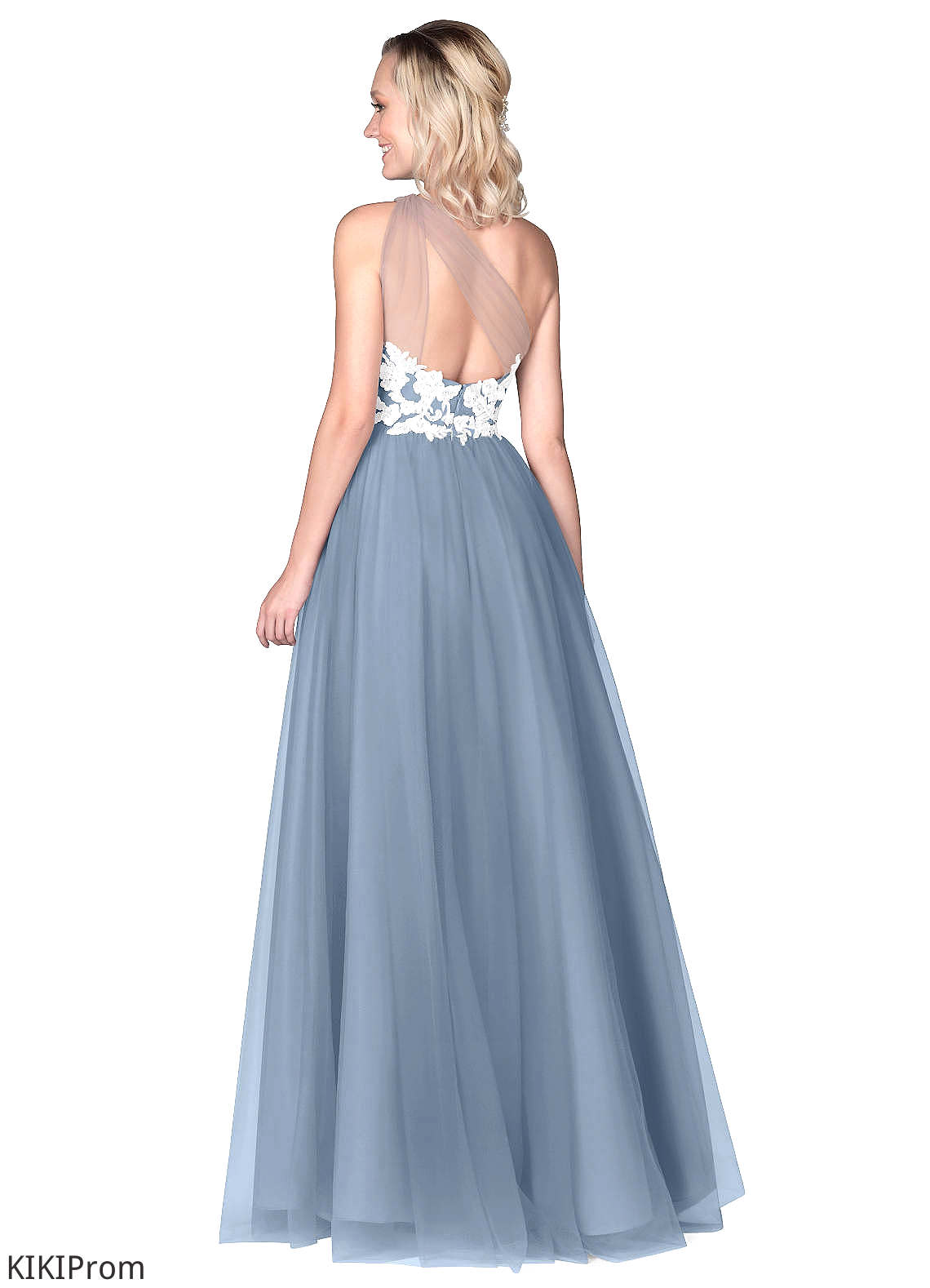 Dayami Floor Length Scoop A-Line/Princess Natural Waist Sleeveless Bridesmaid Dresses