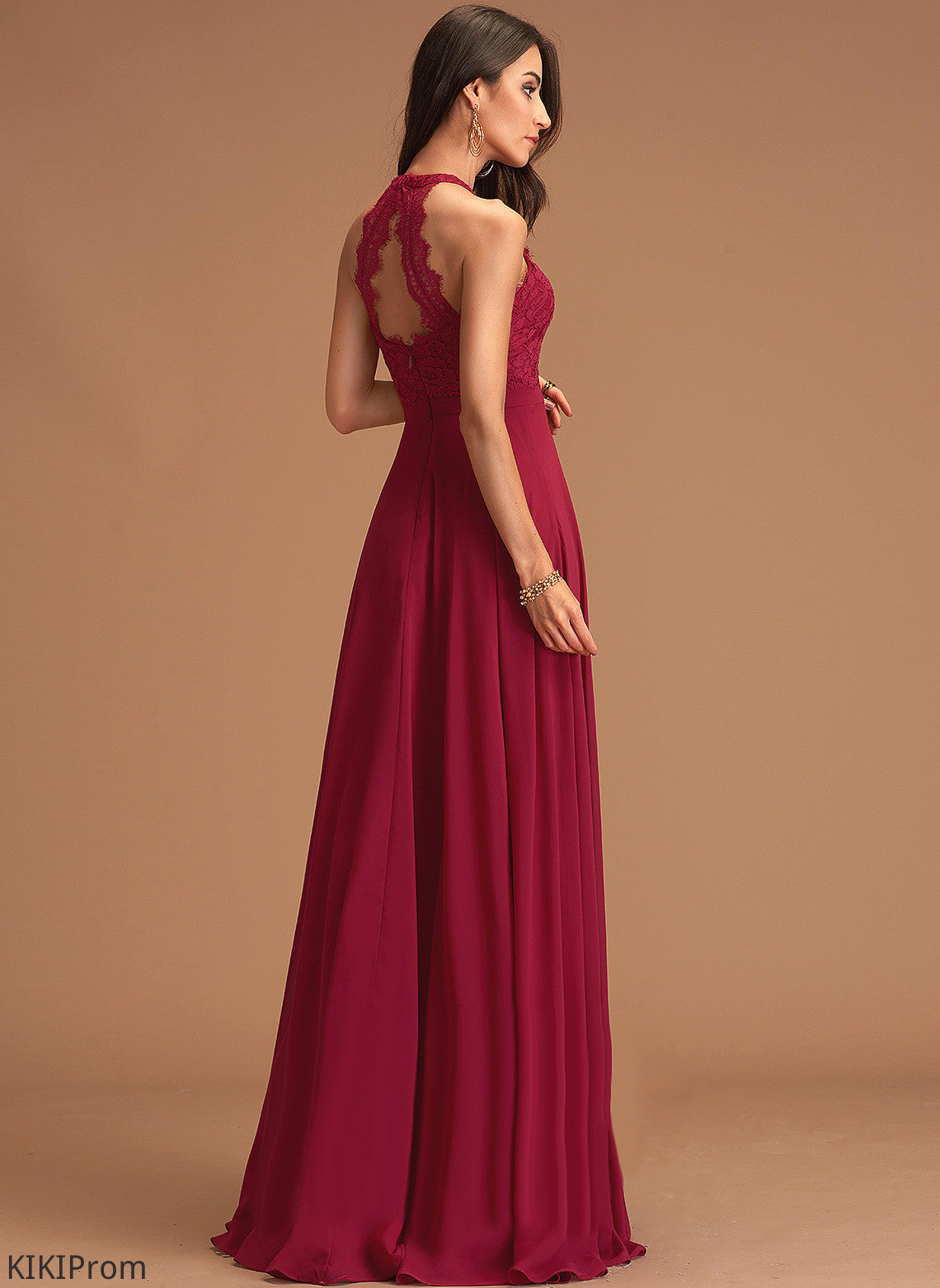Prom Dresses Floor-Length Scoop Harriet Chiffon A-Line