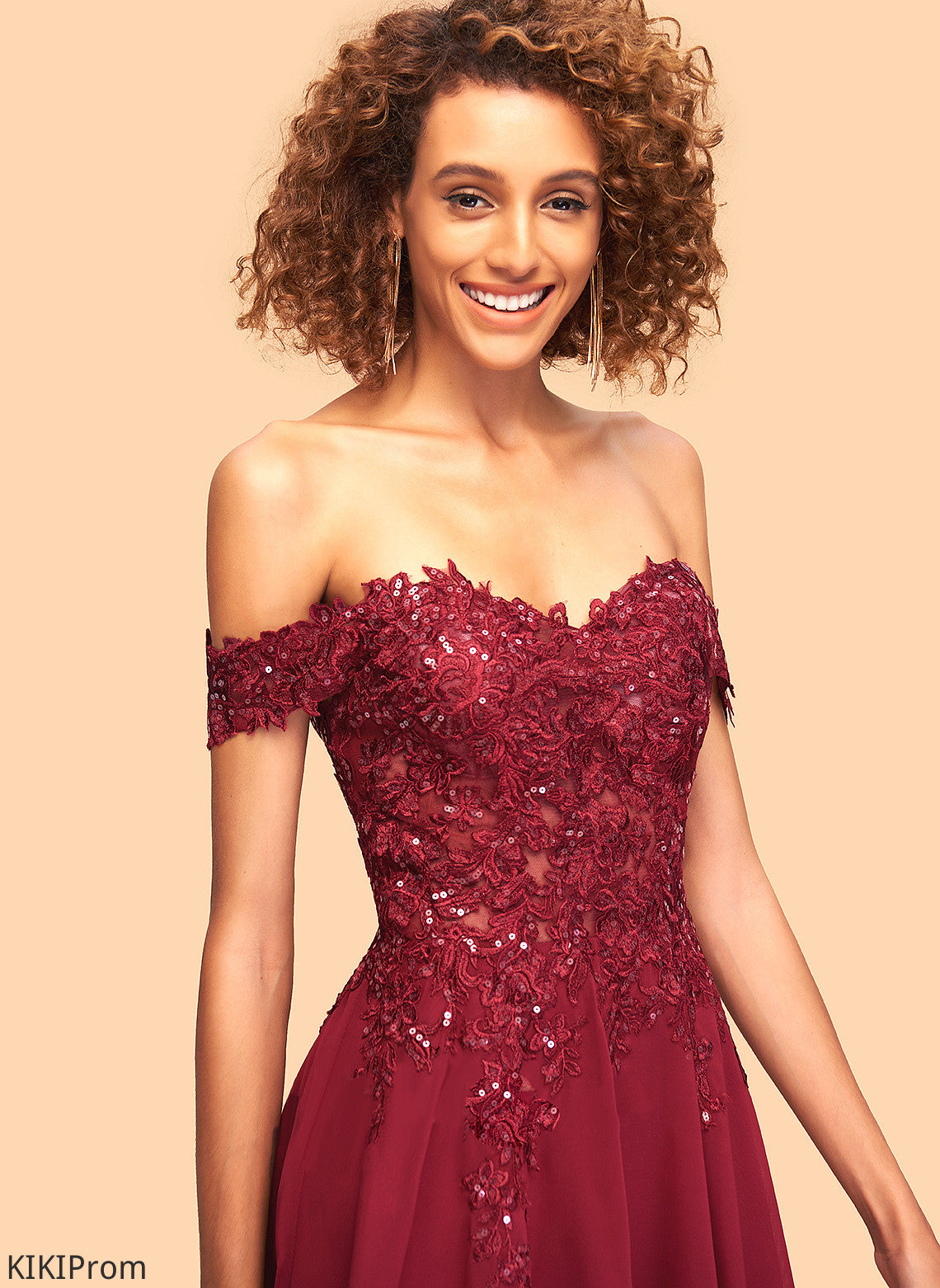 Sequins Dress A-Line Short/Mini Off-the-Shoulder With Harriet Homecoming Dresses Homecoming Lace Chiffon