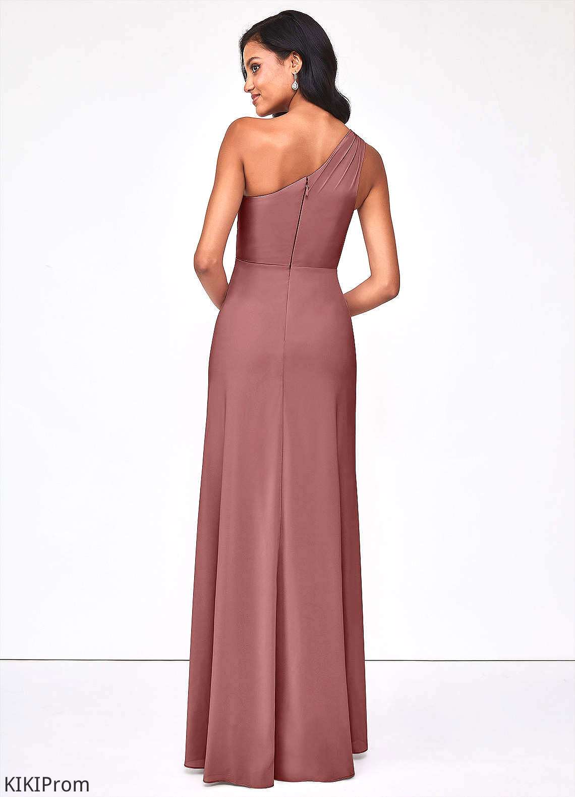 Jaidyn Floor Length Scoop Sleeveless A-Line/Princess Natural Waist Bridesmaid Dresses