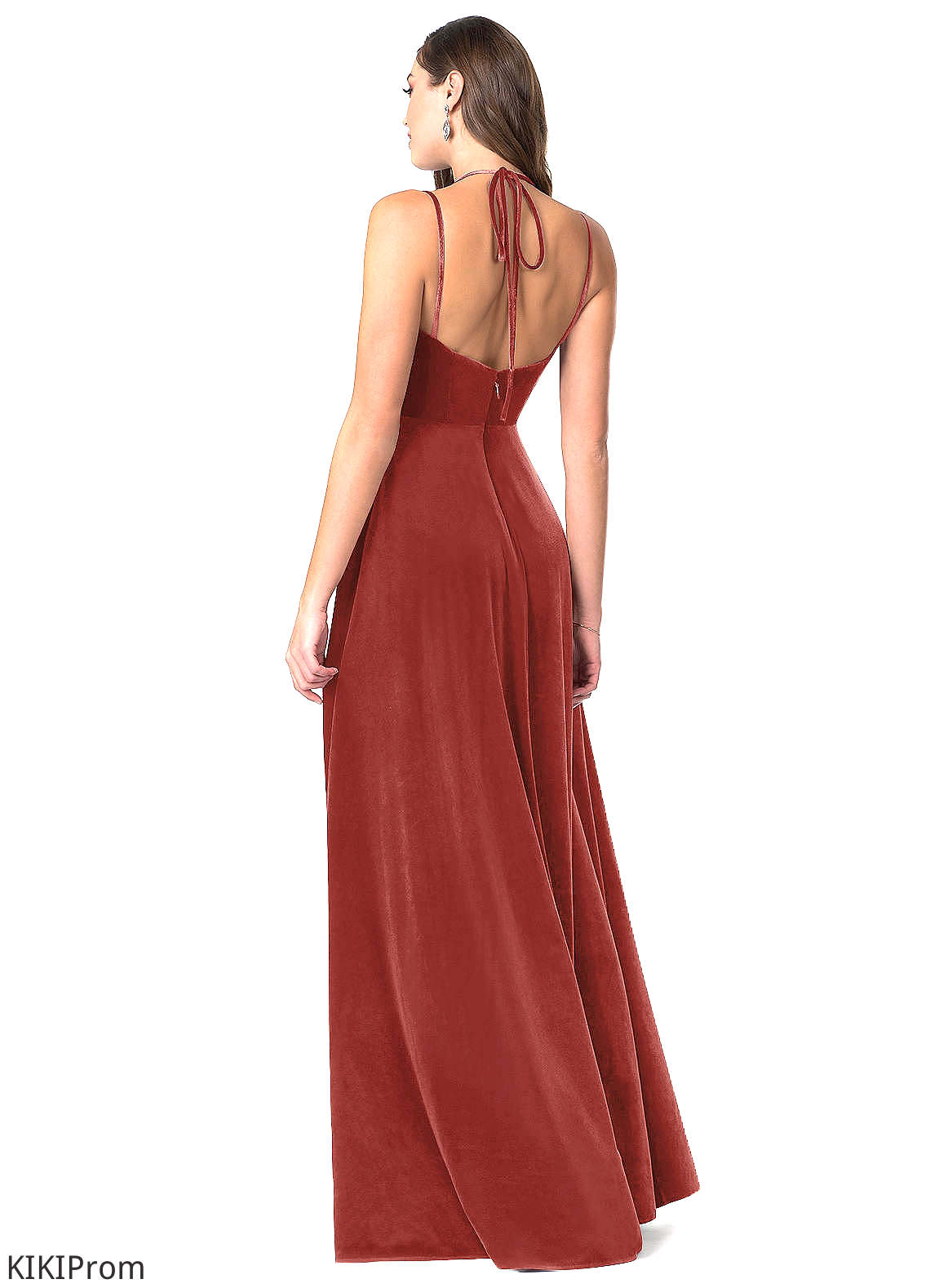 Baylee Sheath/Column Scoop Sleeveless Natural Waist Floor Length Bridesmaid Dresses