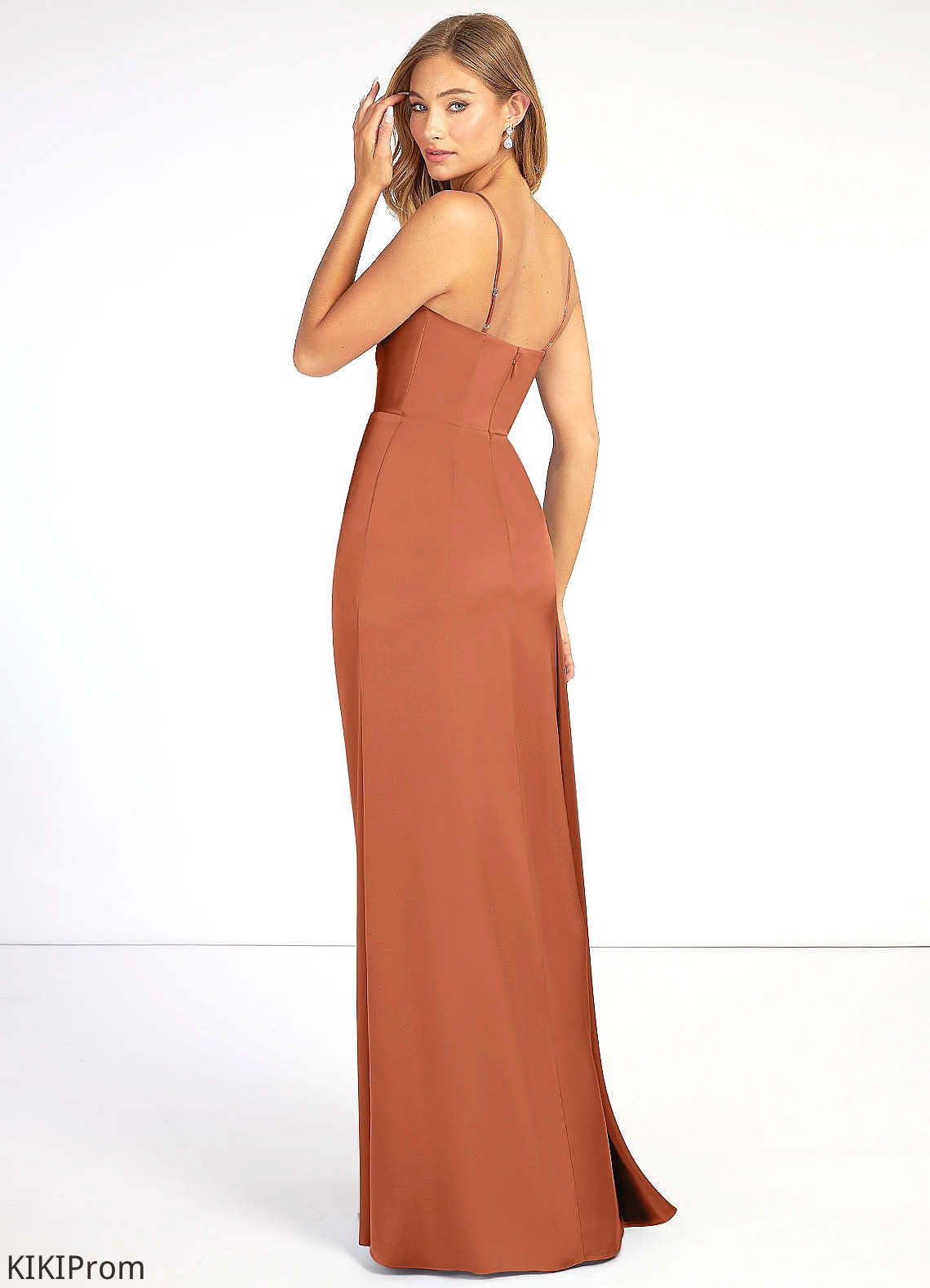 Ayla Natural Waist A-Line/Princess Knee Length Scoop Sleeveless Bridesmaid Dresses