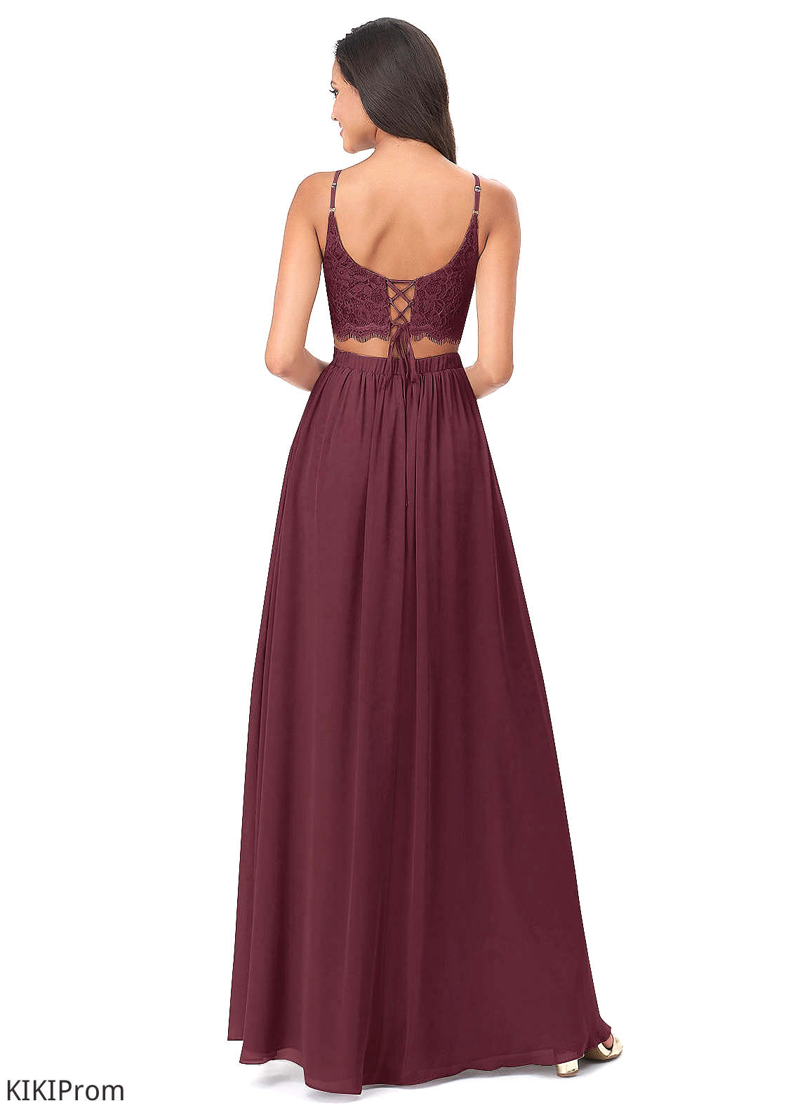 Deanna Floor Length Sleeveless Scoop Natural Waist A-Line/Princess Bridesmaid Dresses