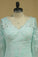 2022 V Neck 3/4 Length Sleeves Mother Of The Bride Dresses Chiffon With Applique