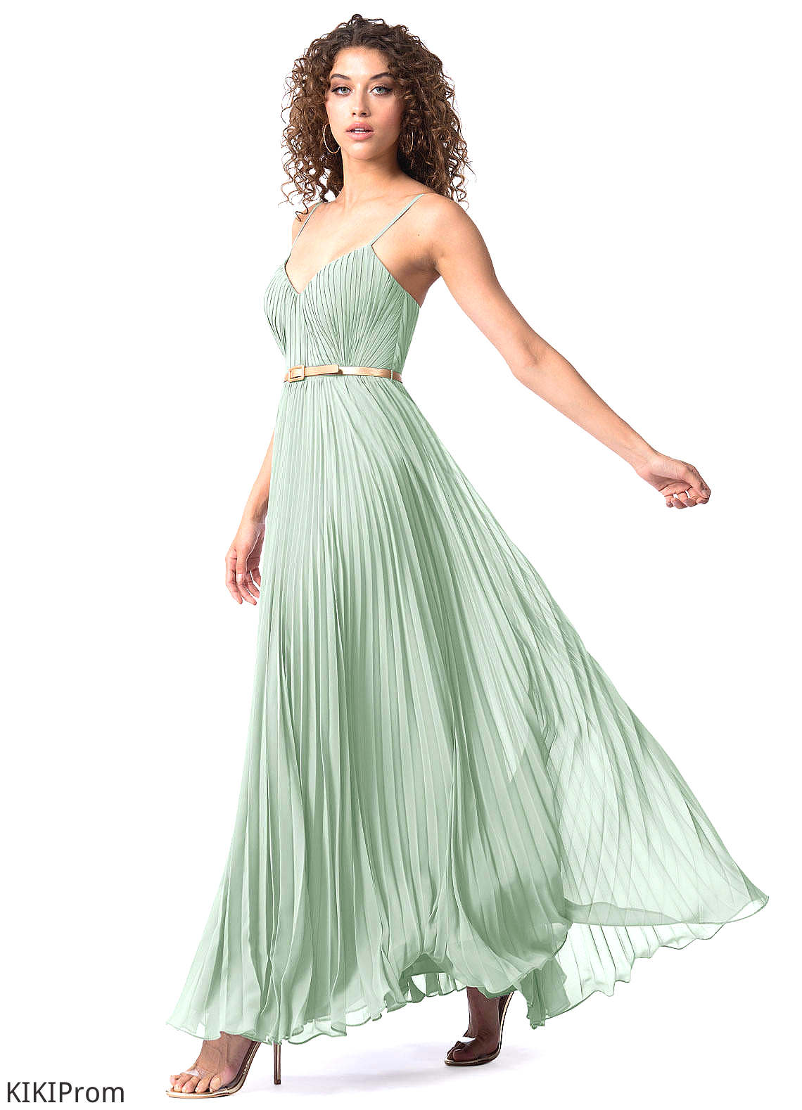 Reagan A-Line/Princess Off The Shoulder Sleeveless Floor Length Natural Waist Bridesmaid Dresses