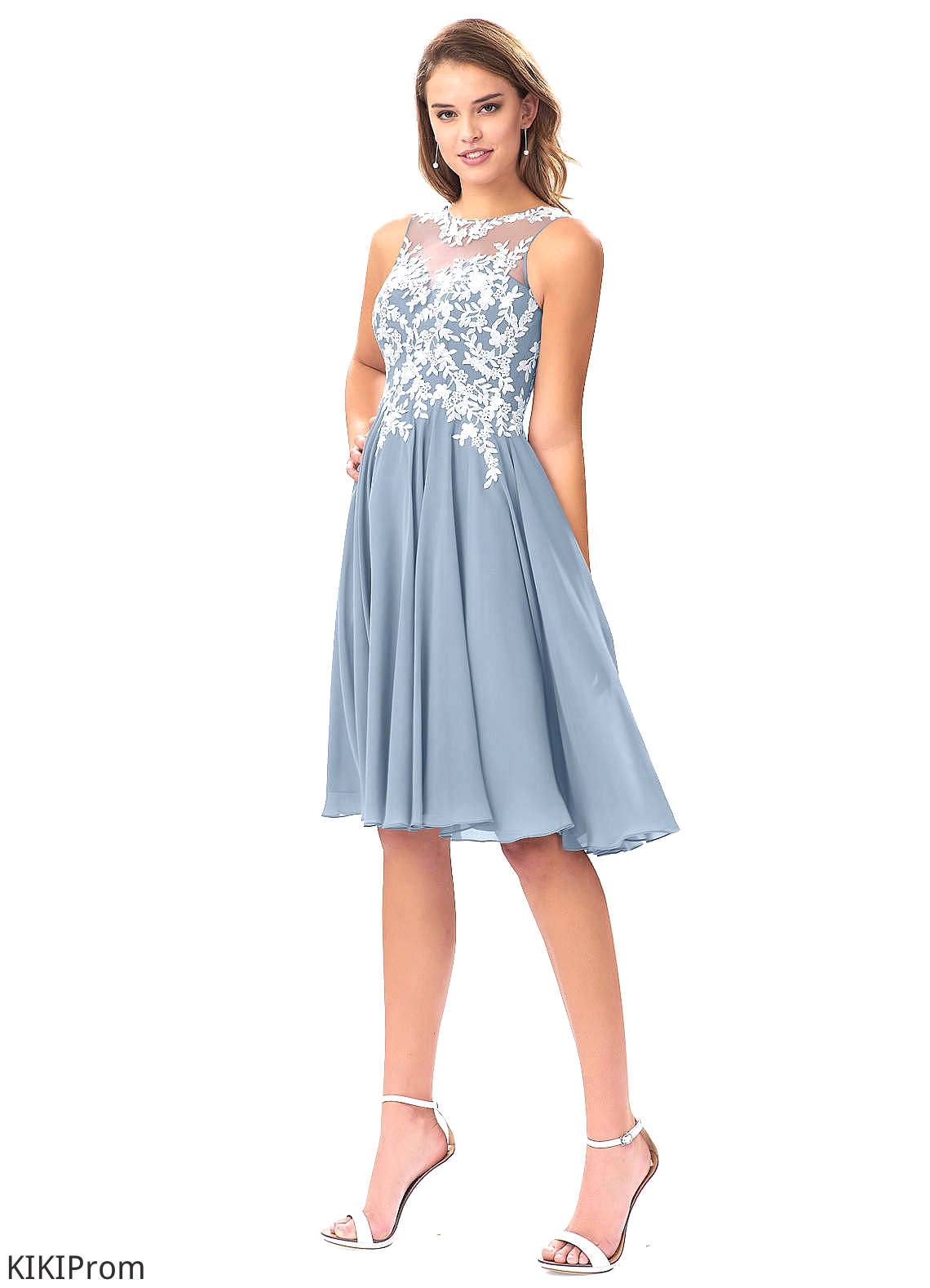 Ana Floor Length A-Line/Princess Empire Waist Spaghetti Staps Sleeveless Bridesmaid Dresses
