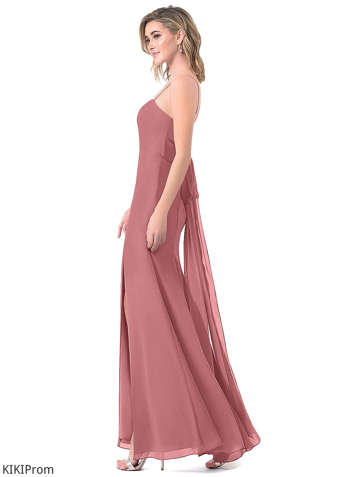 Payten Floor Length Natural Waist Scoop Sleeveless A-Line/Princess Bridesmaid Dresses