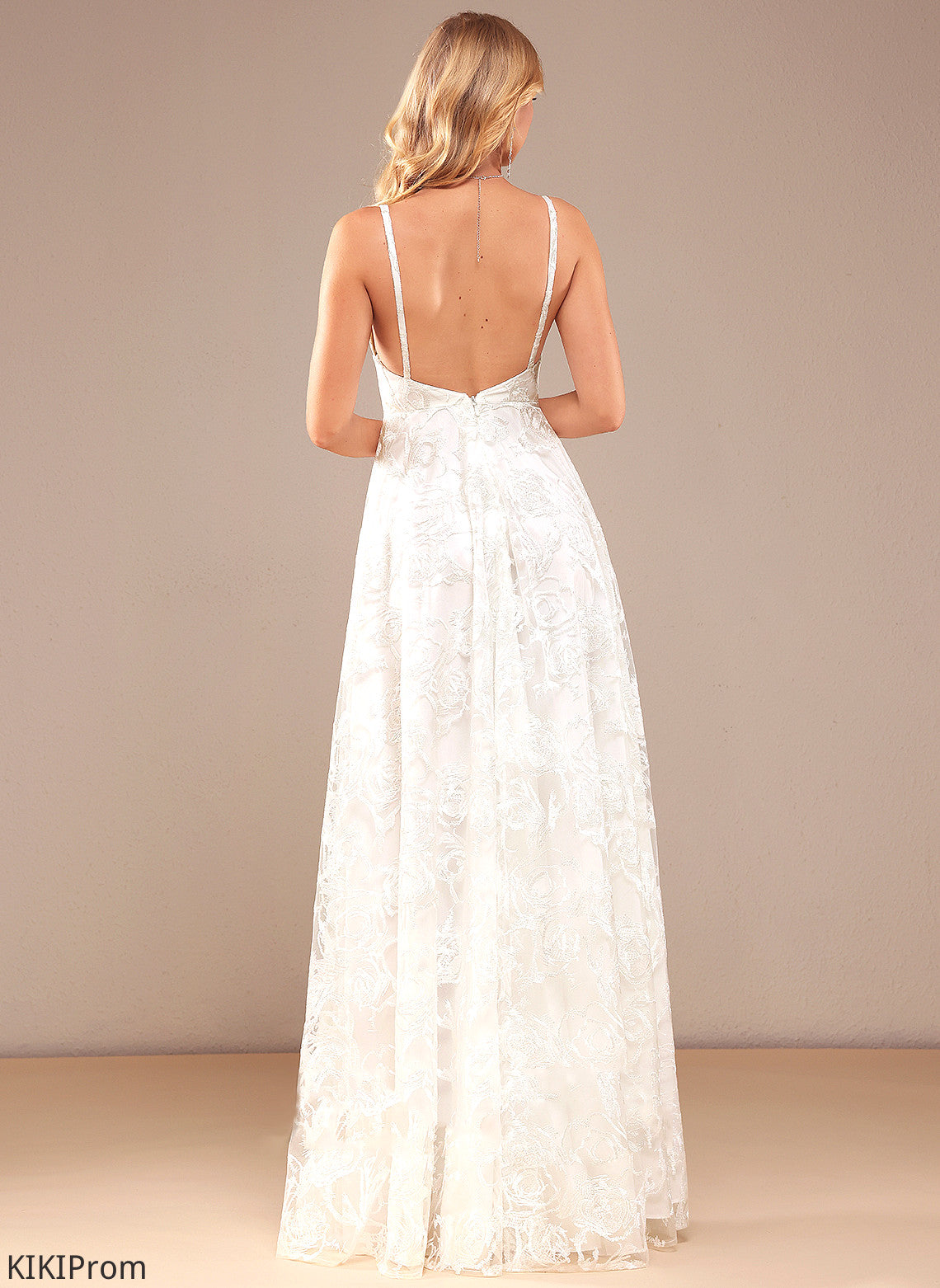 Wedding Dresses Lace Dress A-Line Wedding Cailyn Floor-Length V-neck