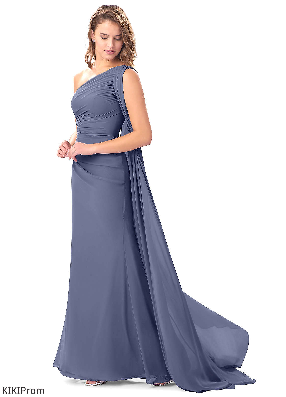 Tara A-Line/Princess Floor Length Natural Waist Straps Sleeveless Bridesmaid Dresses
