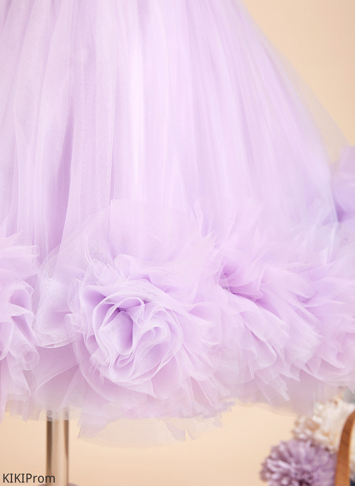 Sleeveless Scoop Knee-length Dress - Flower Girl Dresses Flower(s)/Sequins With Ball-Gown/Princess Flower Satin/Tulle Girl Neck Rayne