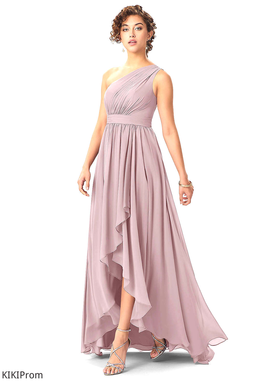 Laurel Natural Waist Floor Length V-Neck A-Line/Princess Bridesmaid Dresses