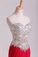 2024 Sweetheart Prom Dresses A Line Chiffon With Beading