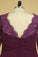 2022 Plus Size Scoop V Back With Applique And Ruffles Chiffon Mother Of The Bride Dresses Grape