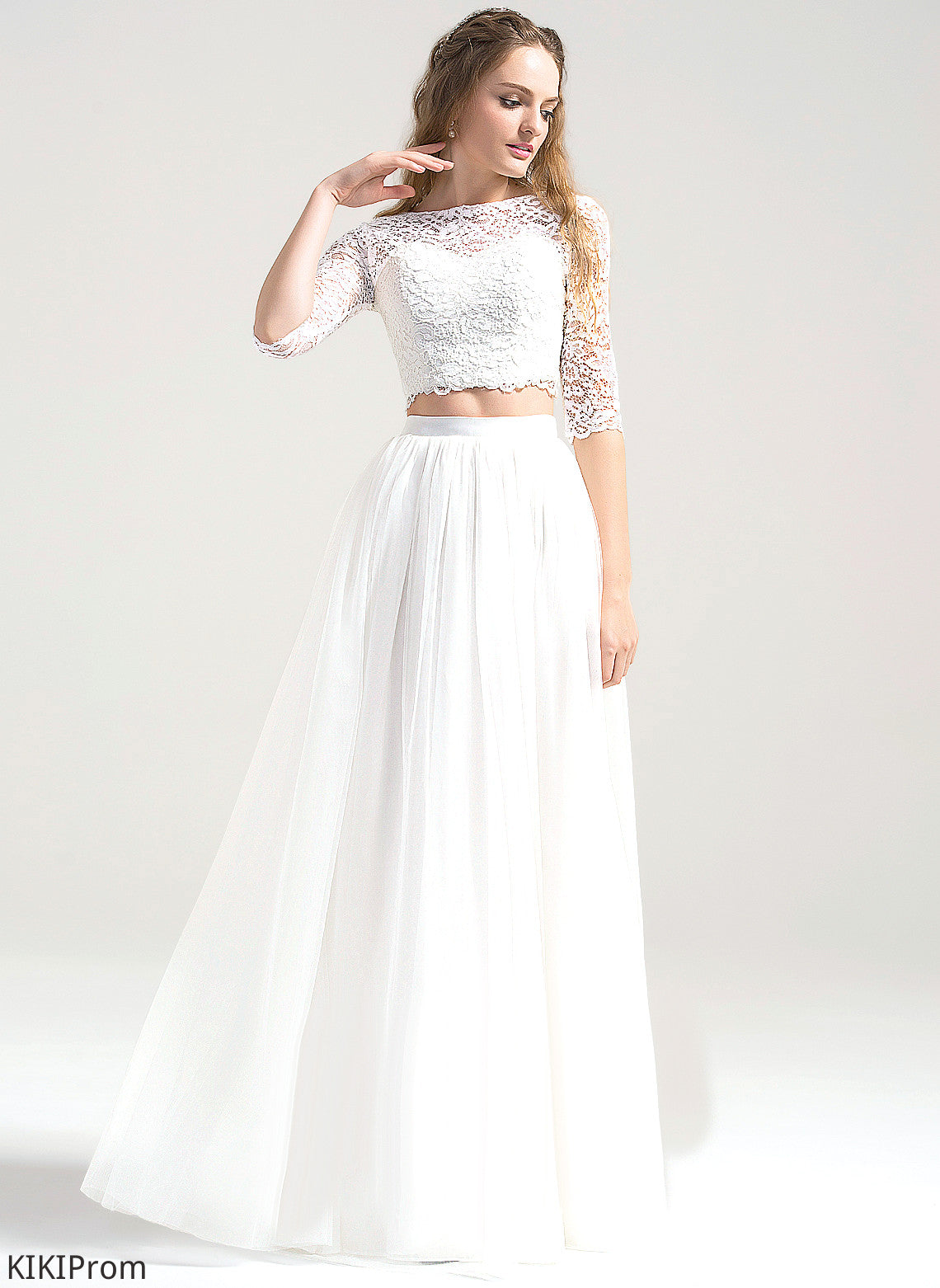 Wedding Dresses Tulle Wedding Lace Addyson Floor-Length Dress A-Line