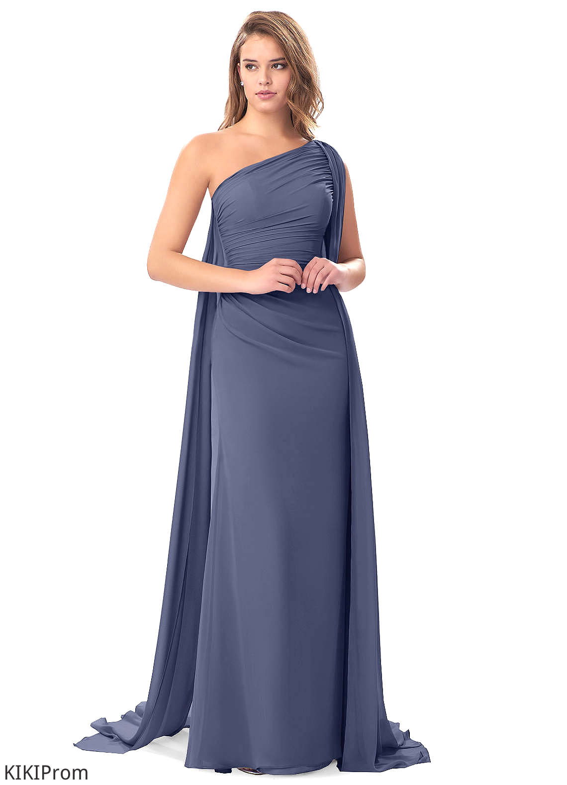 Tara A-Line/Princess Floor Length Natural Waist Straps Sleeveless Bridesmaid Dresses