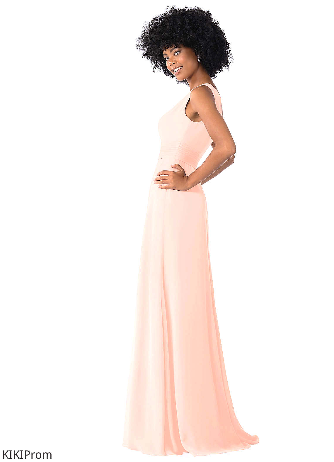 Tamara A-Line/Princess Knee Length Natural Waist One Shoulder Sleeveless Bridesmaid Dresses