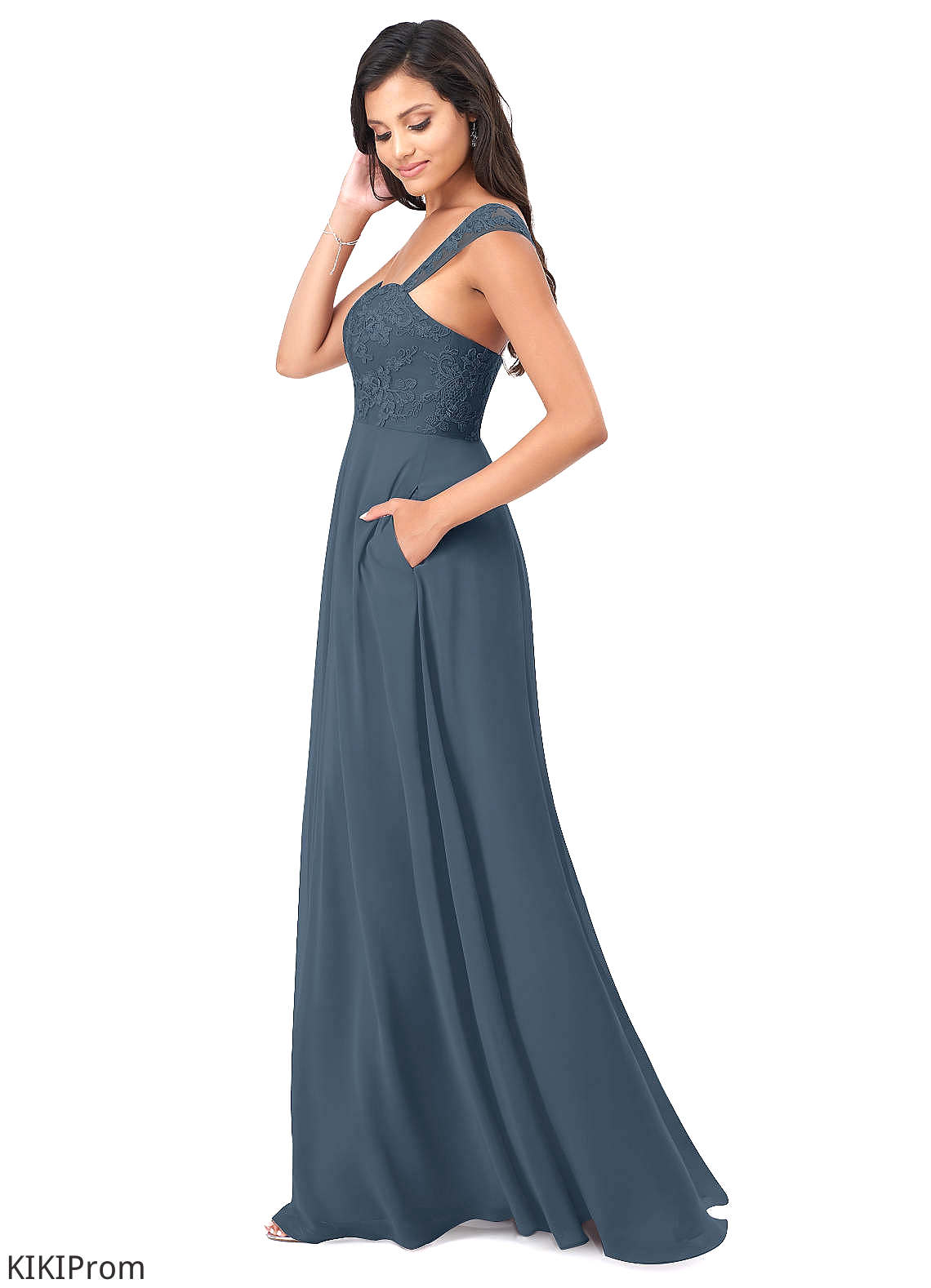 Princess Floor Length Sleeveless Halter A-Line/Princess Natural Waist Bridesmaid Dresses