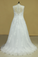 2022 Plus Size A Line V Neck Wedding Dresses Tulle With Applique Court Train