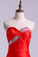 2022 Prom Dresses Trumpet Sleeveless Sweetheart With Beading/Sequins