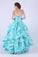 2022 A Line Sweetheart Prom Dresses Organza With Applique And Beads