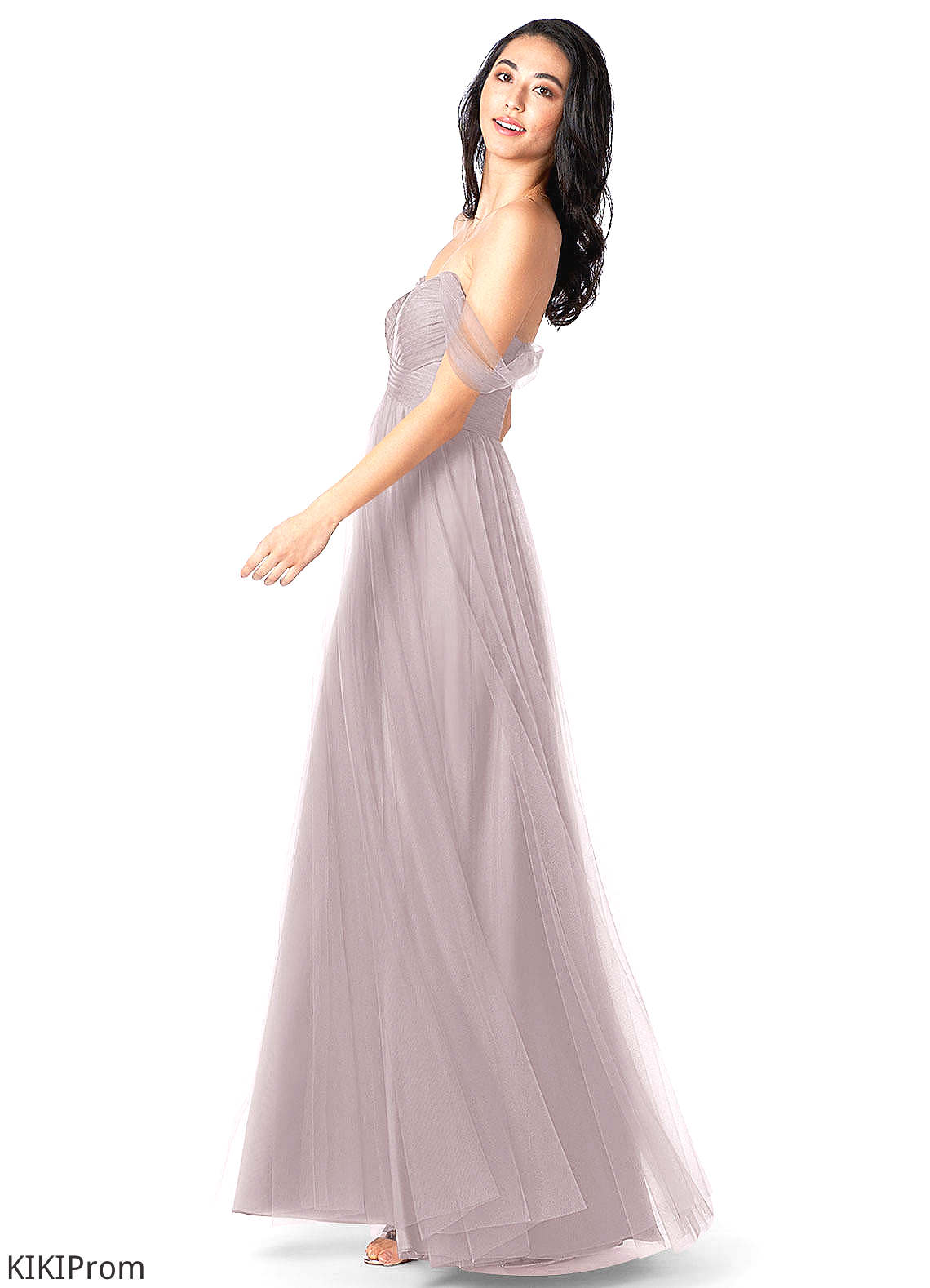 Aaliyah Natural Waist Spaghetti Staps Sleeveless Floor Length A-Line/Princess Bridesmaid Dresses
