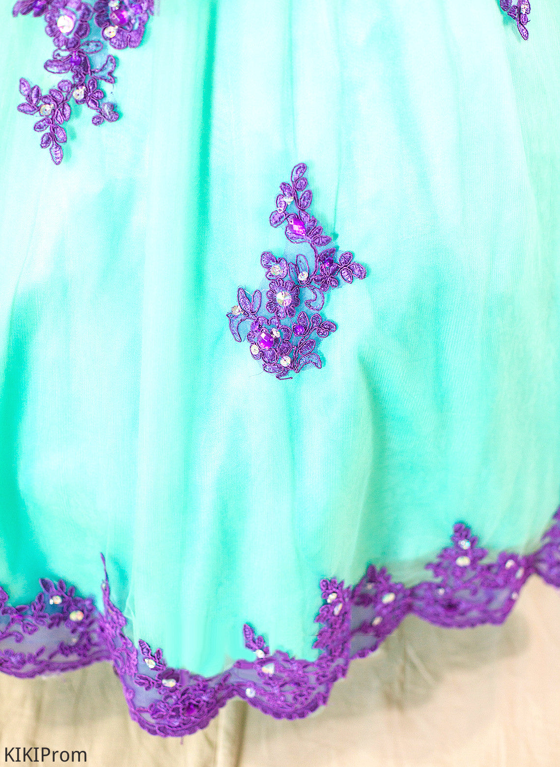 Neck Sleeveless Flower Girl Dresses Beading Tulle NOT Girl Ball-Gown/Princess Sara included) With (Petticoat Dress Scoop Floor-length Flower -