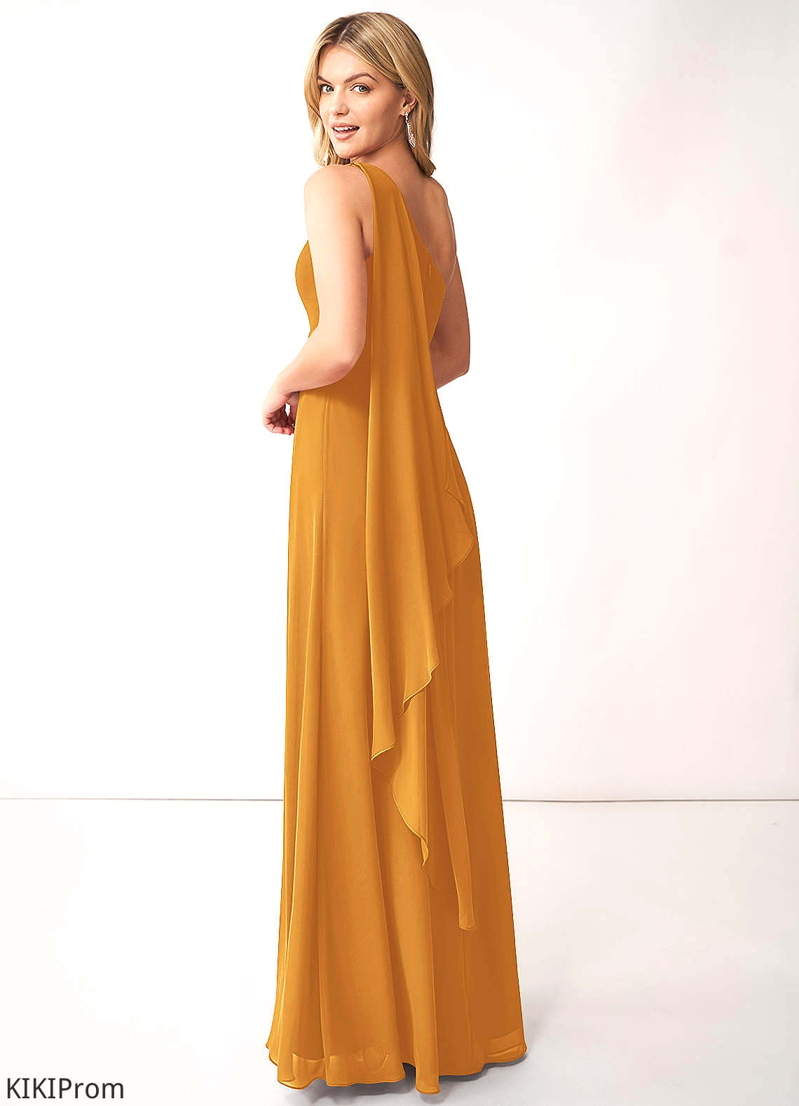 Shaylee Natural Waist Scoop Floor Length Sleeveless A-Line/Princess Bridesmaid Dresses