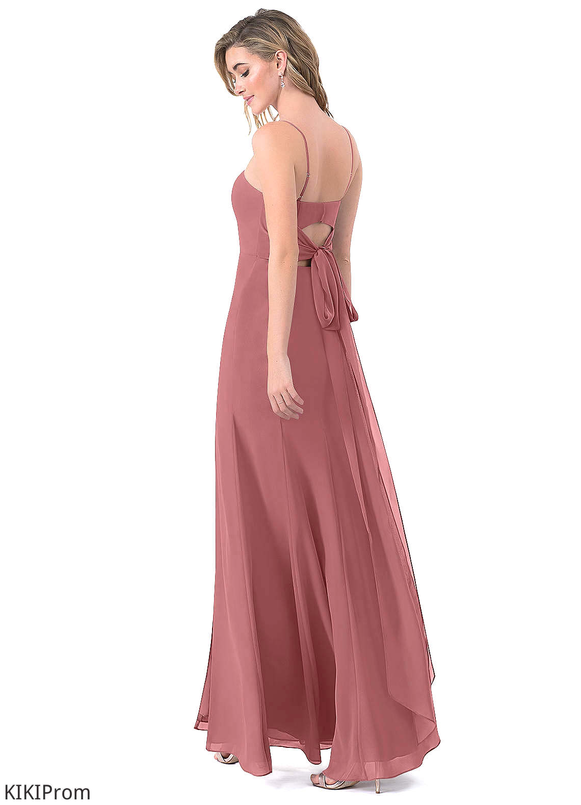 Payten Floor Length Natural Waist Scoop Sleeveless A-Line/Princess Bridesmaid Dresses