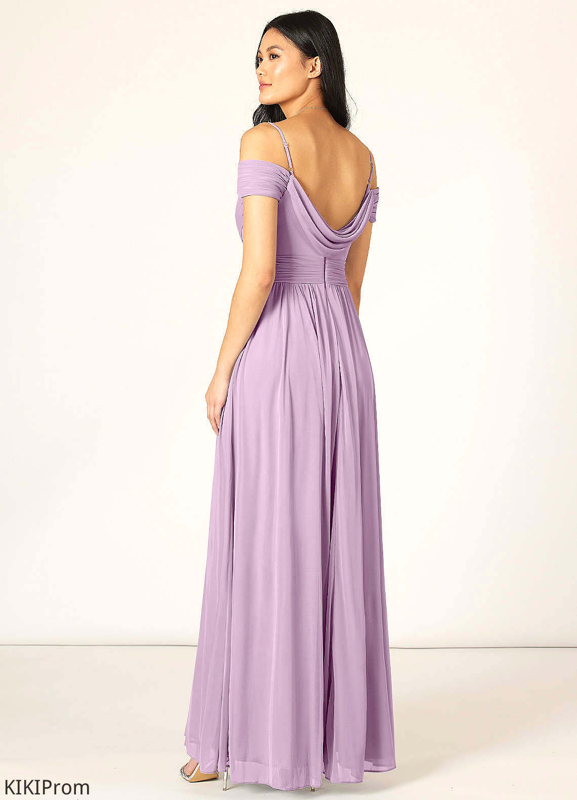Carina Natural Waist A-Line/Princess Floor Length Scoop Sleeveless Bridesmaid Dresses