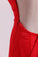 2022 Open Back Prom Dresses Stretch Satin Scoop Sweep Train